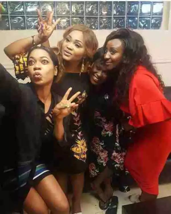 Mercy Aigbe, Uche Jombo, Ini Edo And Yvonne Nwosu In Adorable Selfie